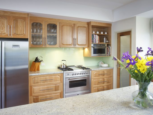 Green painted glass splashback green painted glass splashback perth - glasscapes