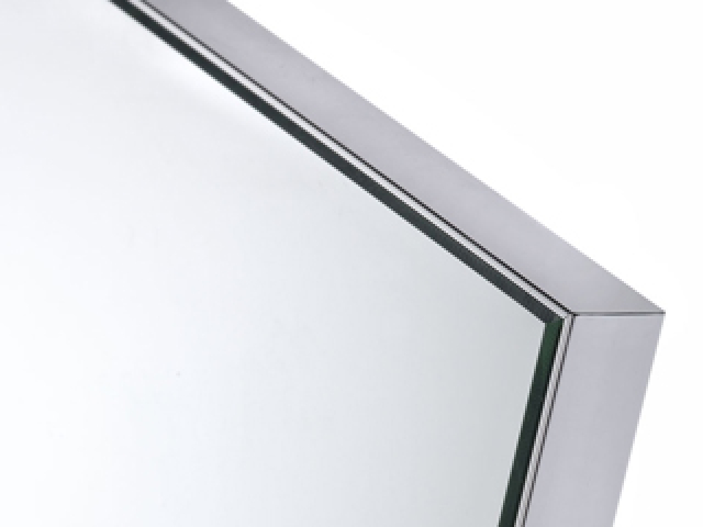 Micro framed mirror aluminium Perth Glasscapes